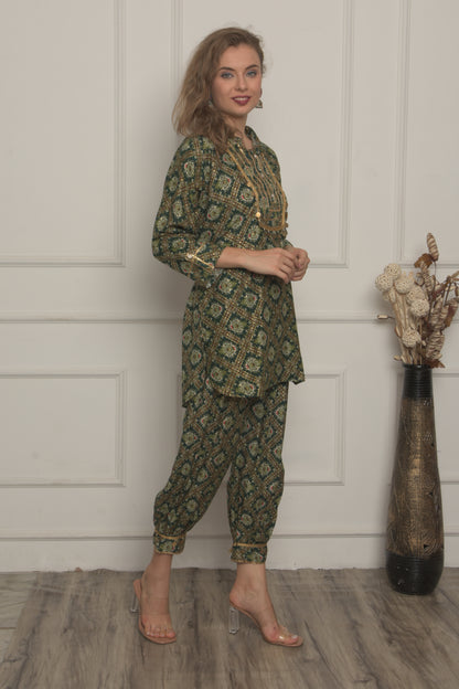 Women Afghani  Salwar Suit Set