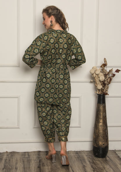 Women Afghani  Salwar Suit Set