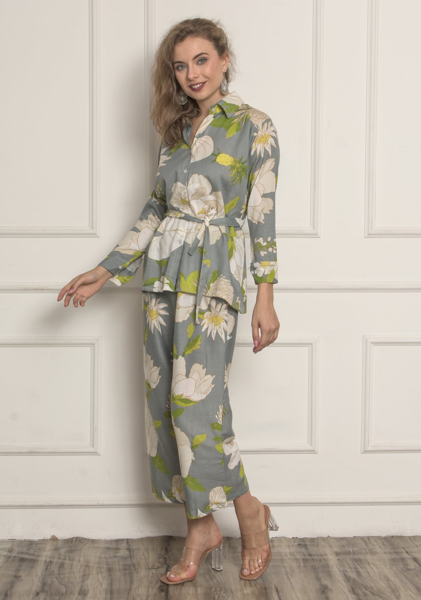 Comfy Floral printed style Cord Set for Women