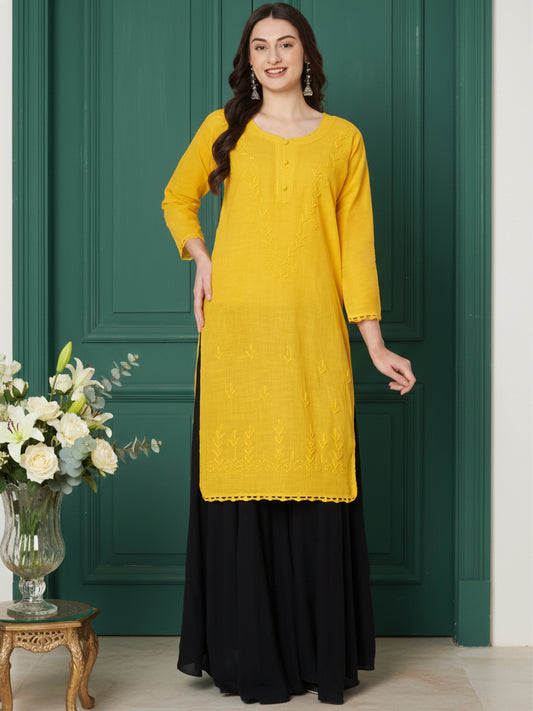 Kuberakshi -Chikankari Kurtis-  |women |Girls