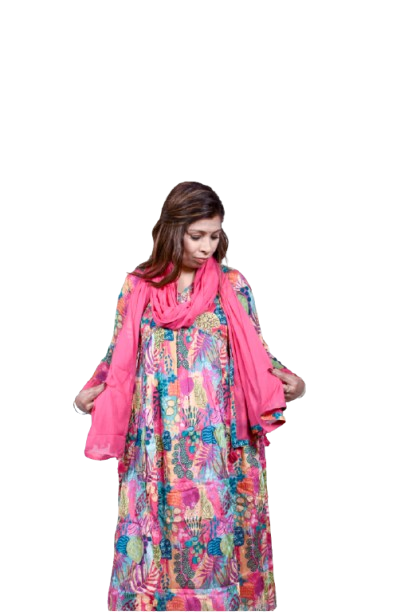 Hot Pink Georgette suit for Women|| Girls|| Ladies