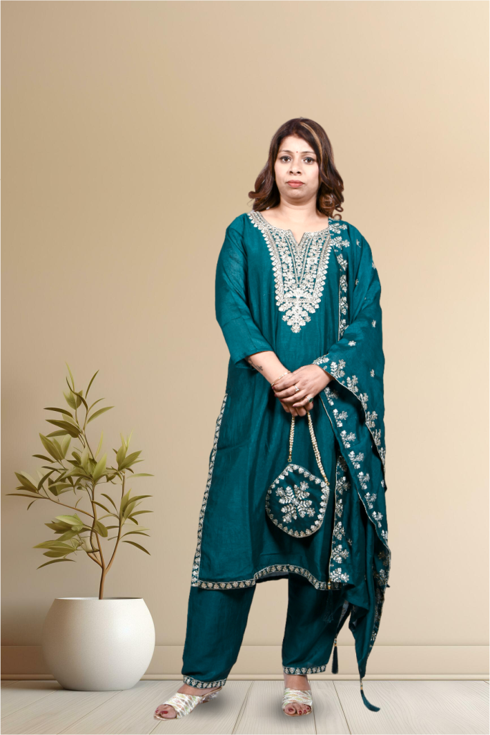 Kurta  Pant with Dupatta | Women | Girls